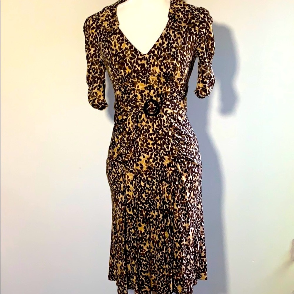 Nanette Lepore flower pattern dress.
